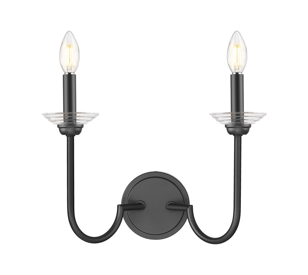 Z-Lite Canada - 352-2S-MB - Two Light Wall Sconce - Allistair - Matte Black