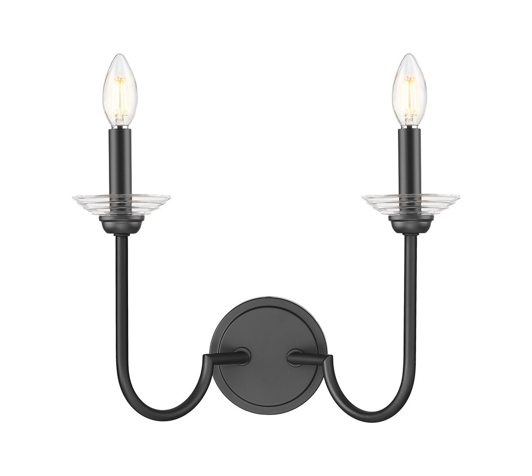 Z-Lite Canada - 352-2S-MB - Two Light Wall Sconce - Allistair - Matte Black