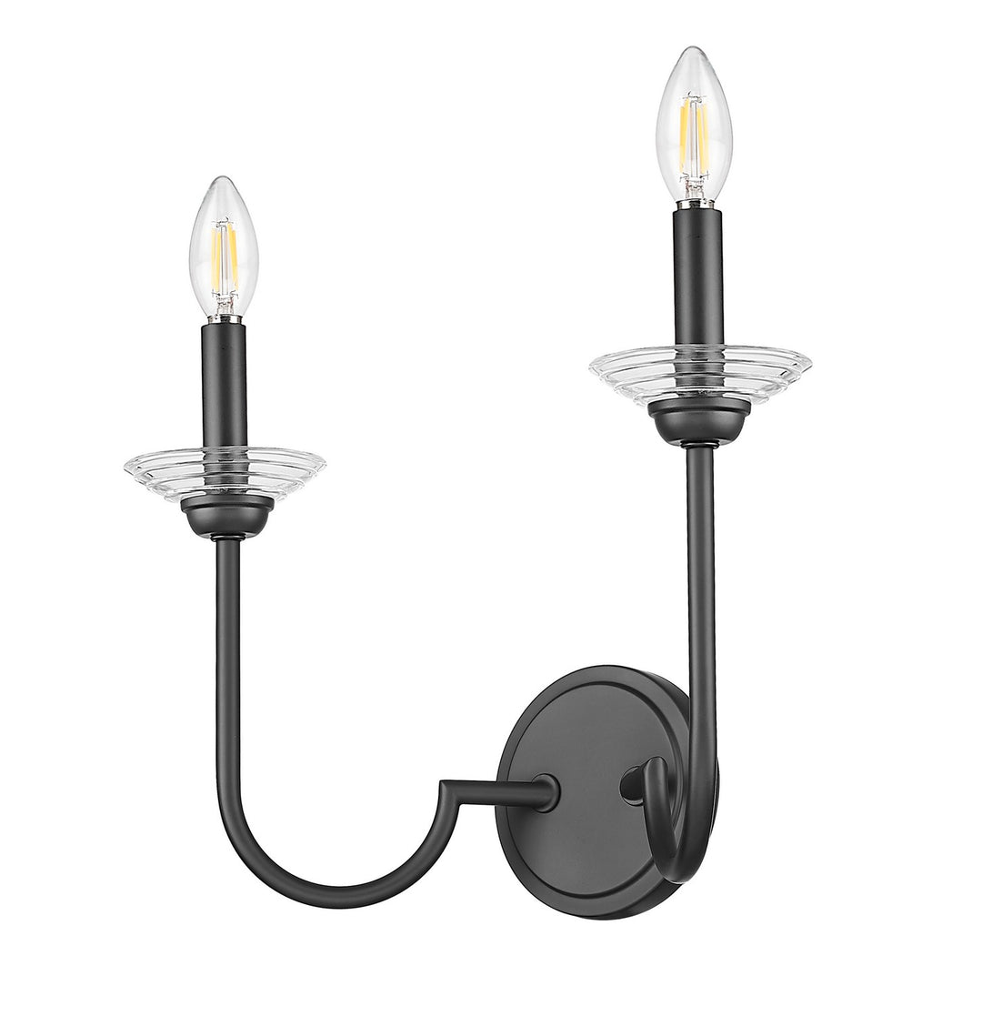 Z-Lite Canada - 352-2S-MB - Two Light Wall Sconce - Allistair - Matte Black