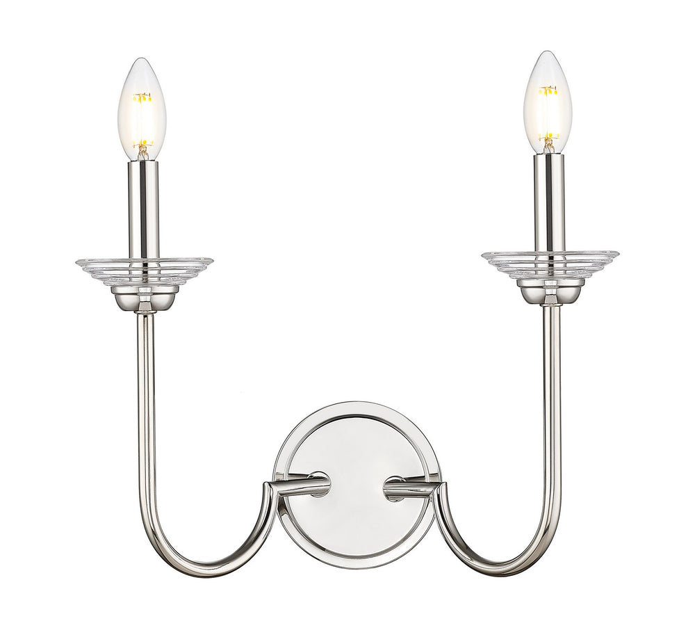 Z-Lite Canada - 352-2S-PN - Two Light Wall Sconce - Allistair - Polished Nickel