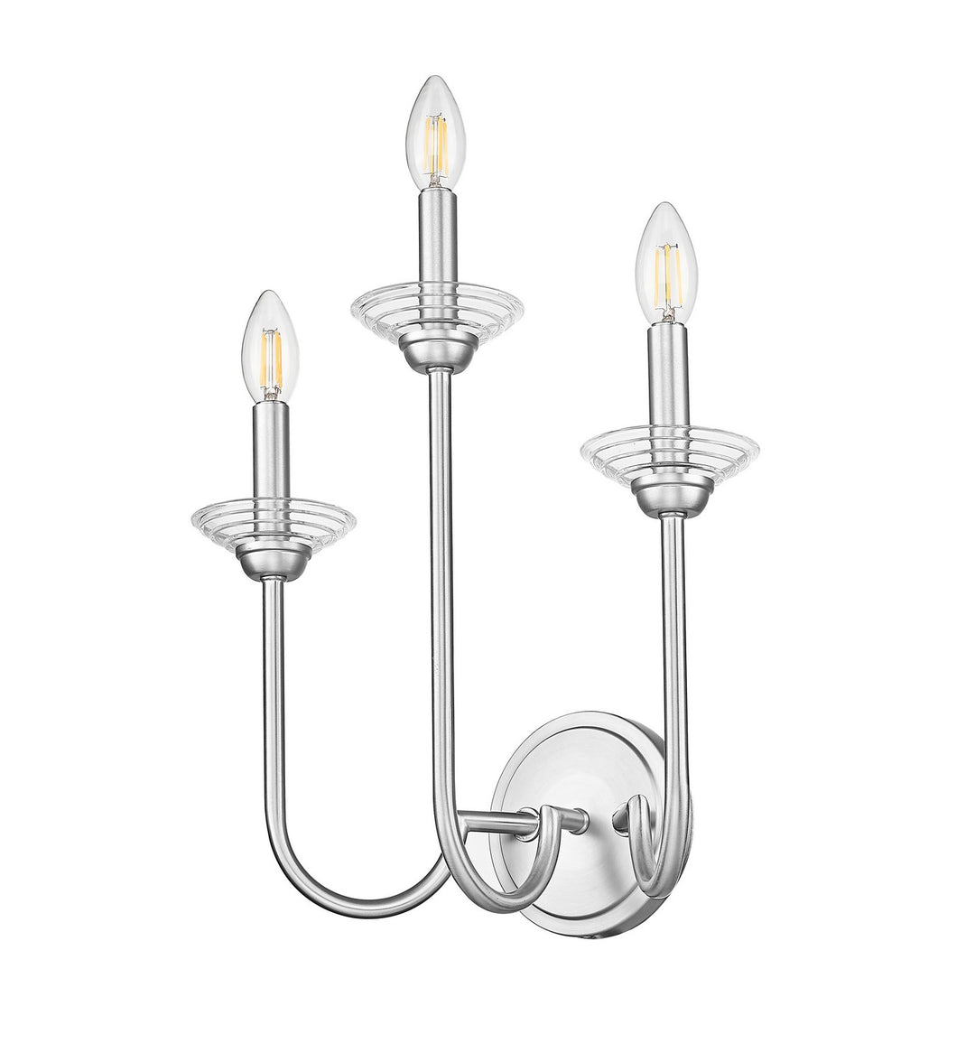 Z-Lite Canada - 352-3S-BN - Three Light Wall Sconce - Allistair - Brushed Nickel