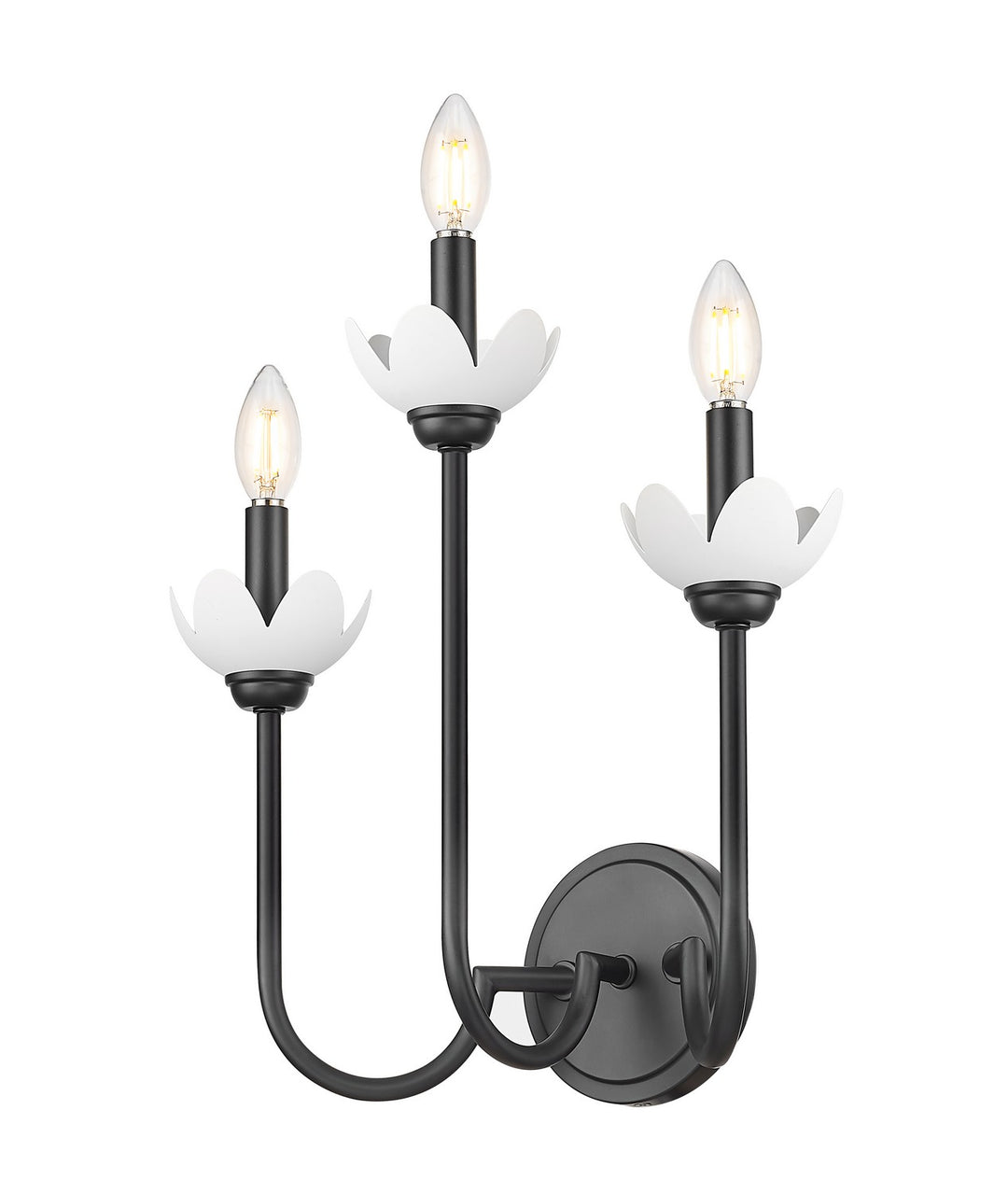Z-Lite Canada - 352-3S-MB - Three Light Wall Sconce - Allistair - Matte Black