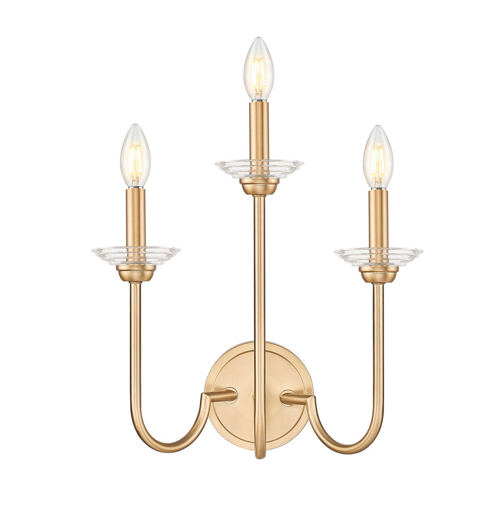 Z-Lite Canada - 352-3S-MGLD - Three Light Wall Sconce - Allistair - Modern Gold
