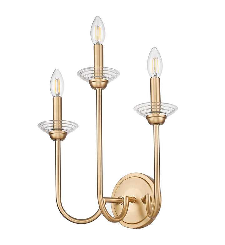 Z-Lite Canada - 352-3S-MGLD - Three Light Wall Sconce - Allistair - Modern Gold