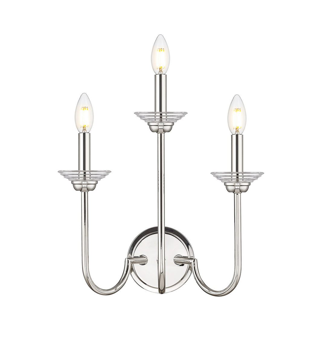 Z-Lite Canada - 352-3S-PN - Three Light Wall Sconce - Allistair - Polished Nickel