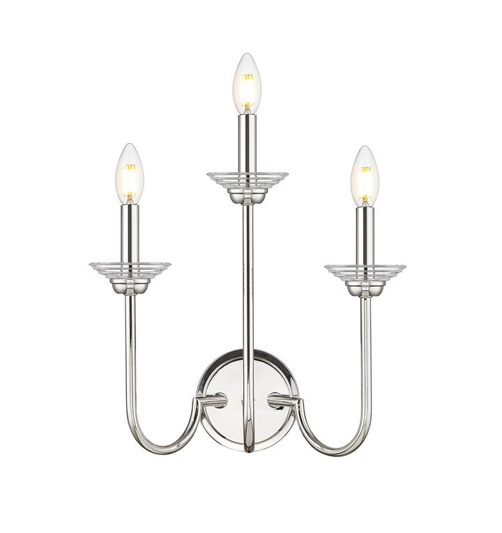 Z-Lite Canada - 352-3S-PN - Three Light Wall Sconce - Allistair - Polished Nickel