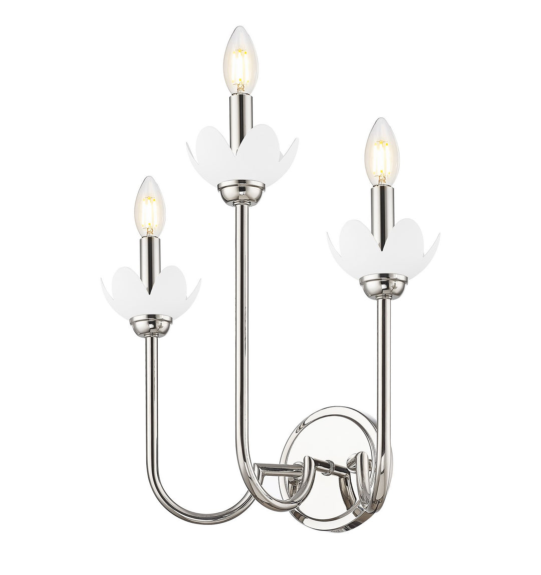 Z-Lite Canada - 352-3S-PN - Three Light Wall Sconce - Allistair - Polished Nickel
