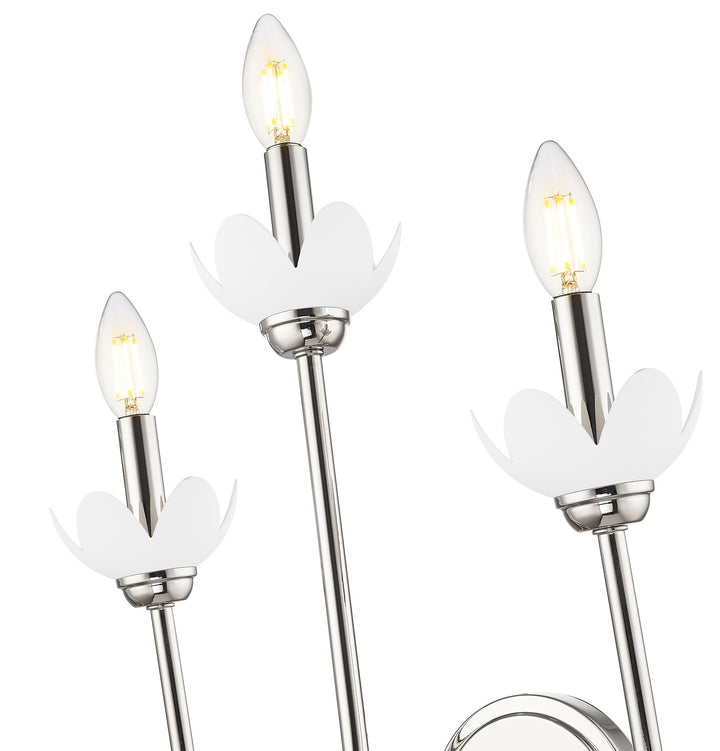 Z-Lite Canada - 352-3S-PN - Three Light Wall Sconce - Allistair - Polished Nickel