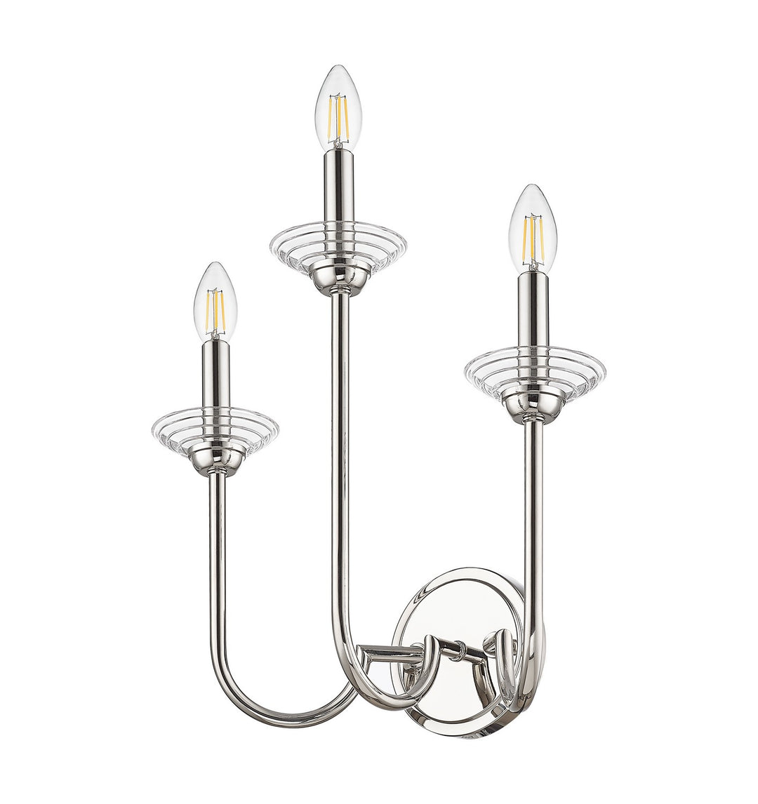 Z-Lite Canada - 352-3S-PN - Three Light Wall Sconce - Allistair - Polished Nickel