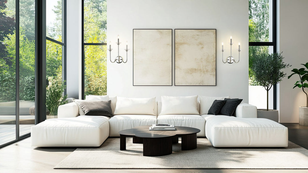 Z-Lite Canada - 352-3S-PN - Three Light Wall Sconce - Allistair - Polished Nickel