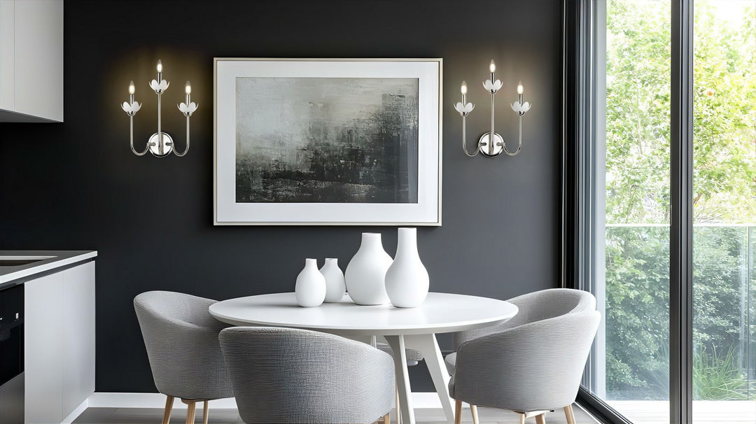 Z-Lite Canada - 352-3S-PN - Three Light Wall Sconce - Allistair - Polished Nickel