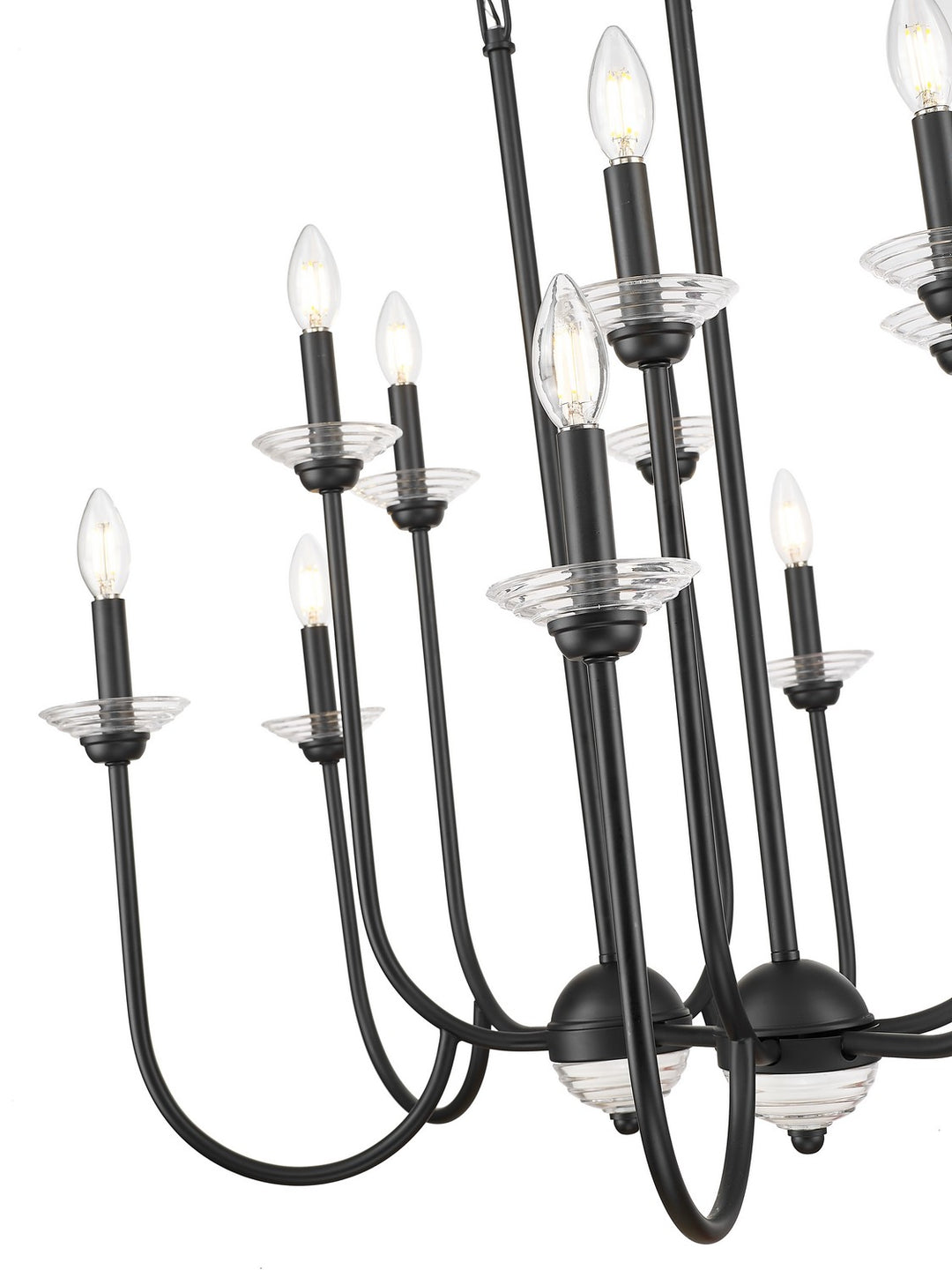 Z-Lite Canada - 352-42L-MB - 12 Light Linear Chandelier - Allistair - Matte Black