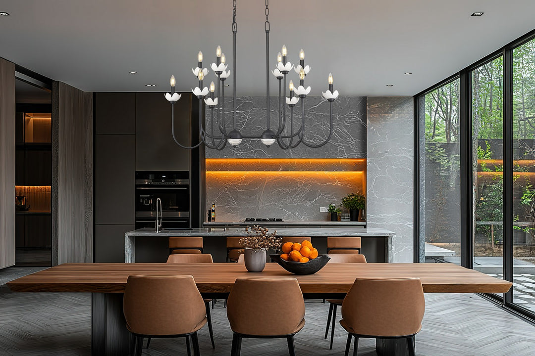 Z-Lite Canada - 352-42L-MB - 12 Light Linear Chandelier - Allistair - Matte Black