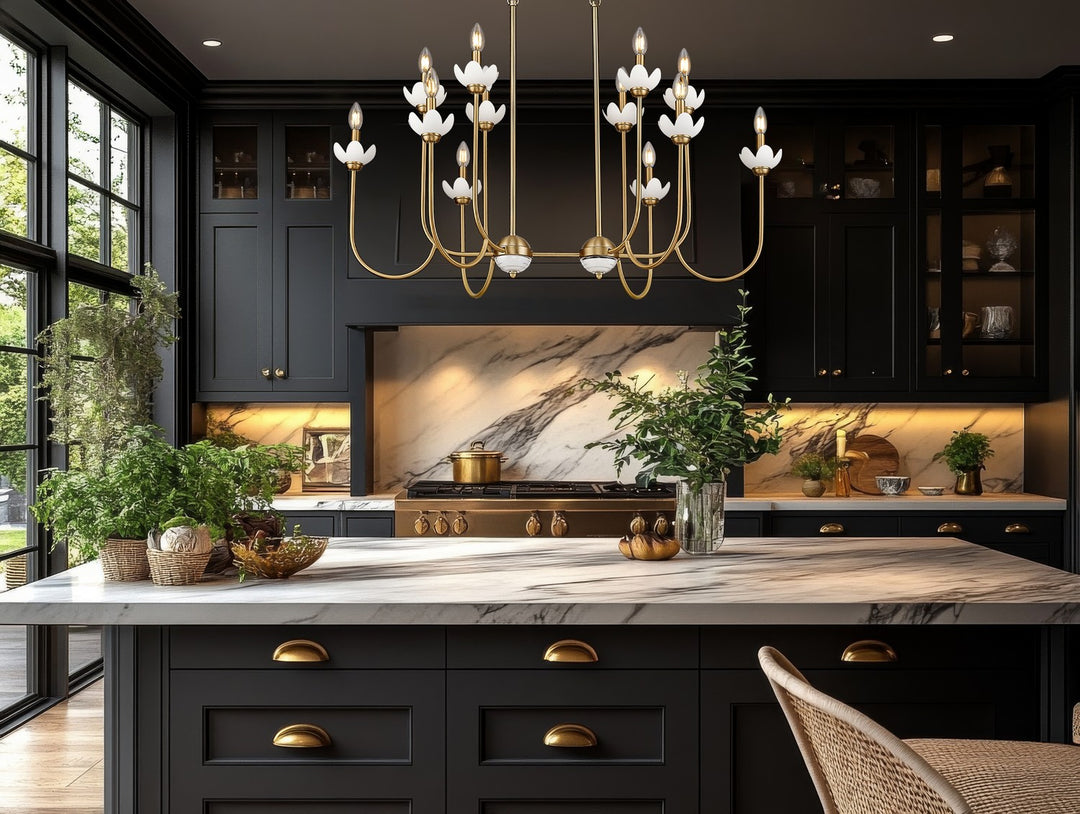 Z-Lite Canada - 352-42L-MGLD - 12 Light Linear Chandelier - Allistair - Modern Gold