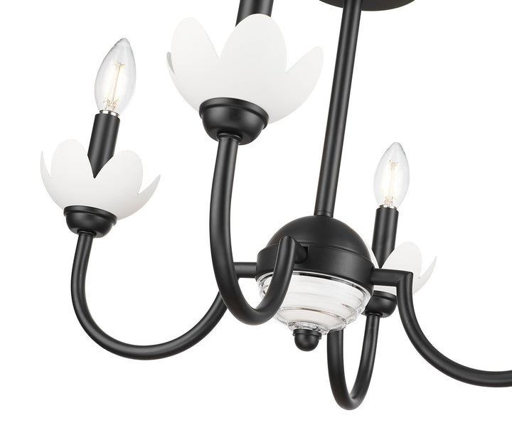 Z-Lite Canada - 352-4SF-MB - Four Light Semi Flush Mount - Allistair - Matte Black