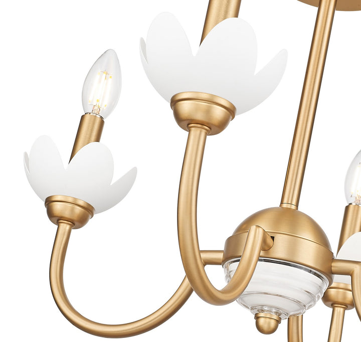 Z-Lite Canada - 352-4SF-MGLD - Four Light Semi Flush Mount - Allistair - Modern Gold