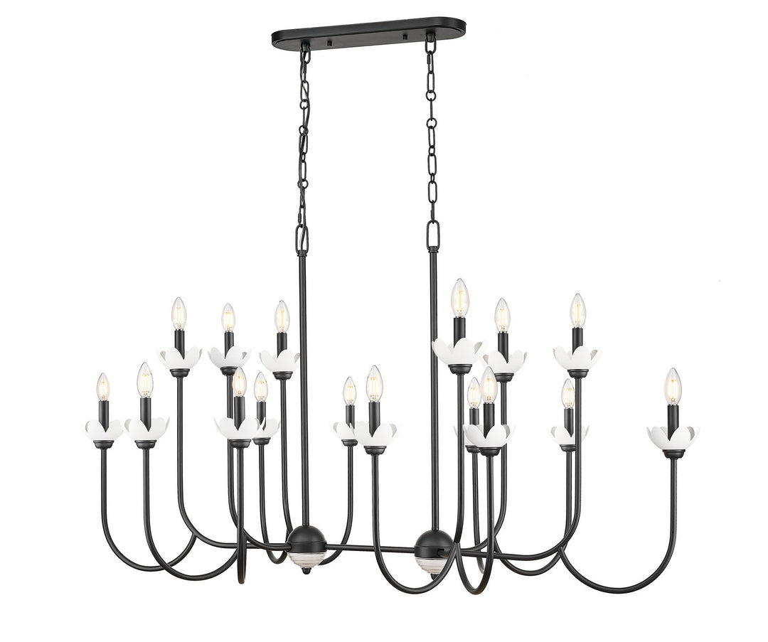 Z-Lite Canada - 352-56L-MB - 16 Light Linear Chandelier - Allistair - Matte Black