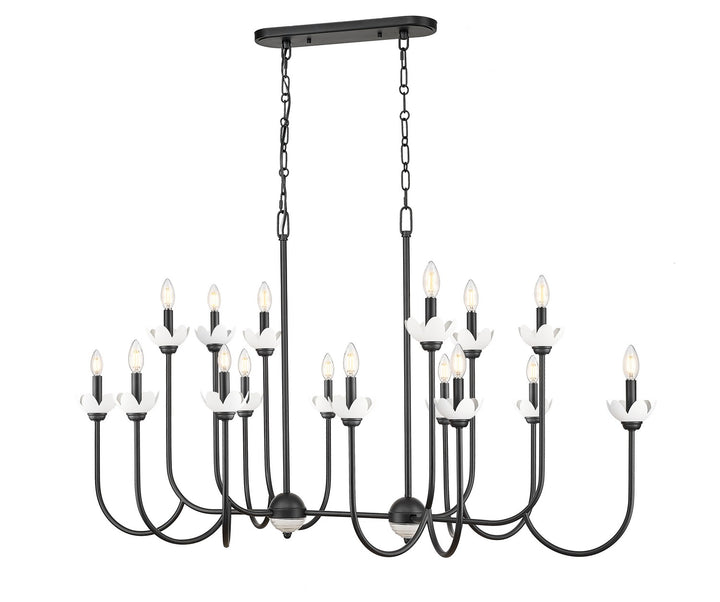 Z-Lite Canada - 352-56L-MB - 16 Light Linear Chandelier - Allistair - Matte Black