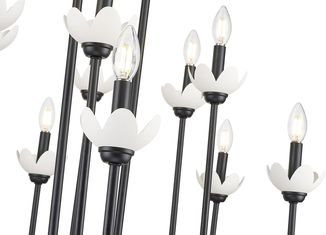 Z-Lite Canada - 352-56L-MB - 16 Light Linear Chandelier - Allistair - Matte Black