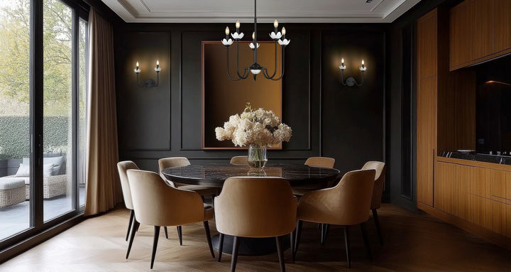 Z-Lite Canada - 352-5MB - Five Light Chandelier - Allistair - Matte Black