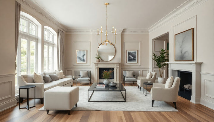 Z-Lite Canada - 352-5MGLD - Five Light Chandelier - Allistair - Modern Gold