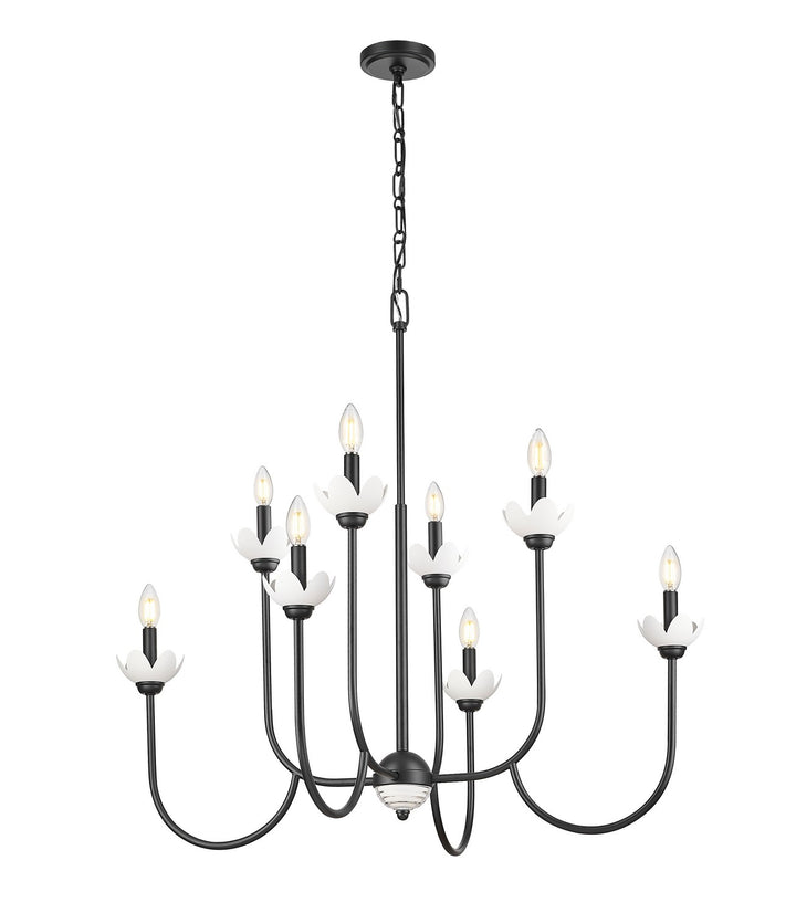 Z-Lite Canada - 352-8MB - Eight Light Chandelier - Allistair - Matte Black