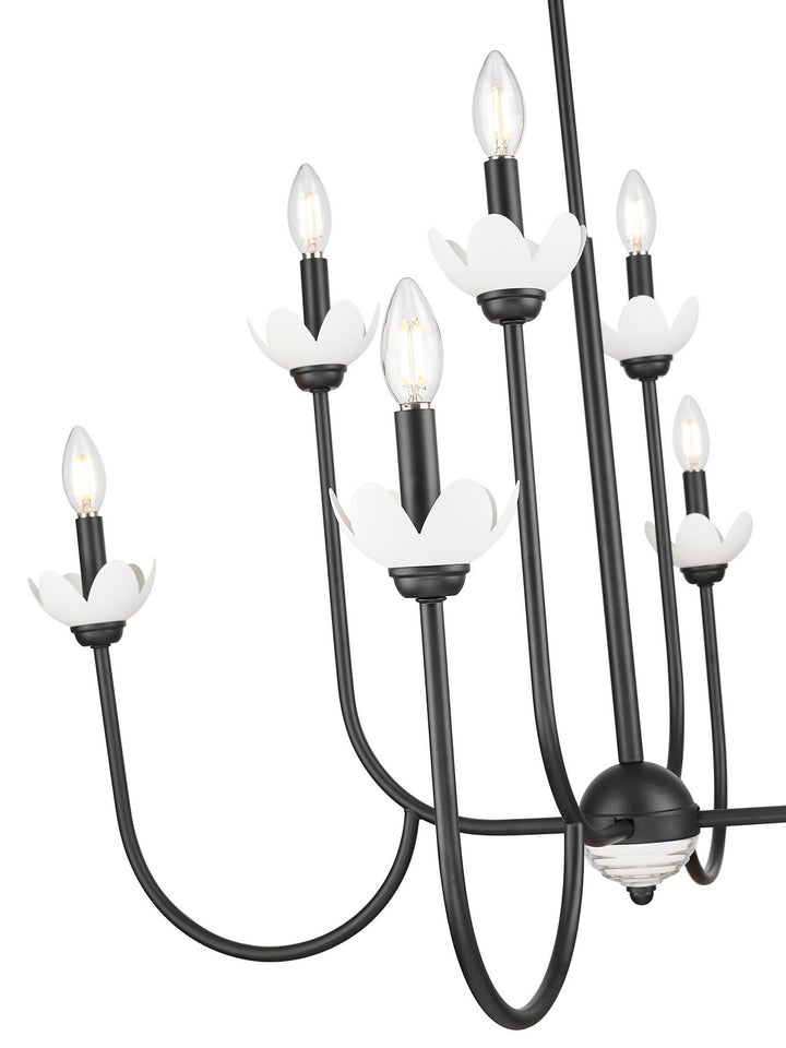 Z-Lite Canada - 352-8MB - Eight Light Chandelier - Allistair - Matte Black