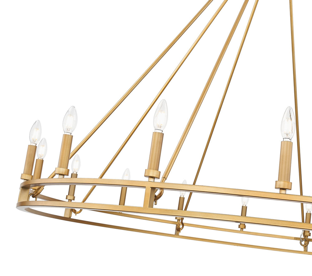 Z-Lite Canada - 4005-16SBR - 16 Light Chandelier - Dennison - Signature Brass