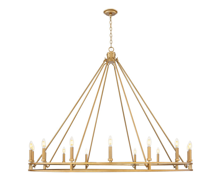 Z-Lite Canada - 4005-16SBR - 16 Light Chandelier - Dennison - Signature Brass