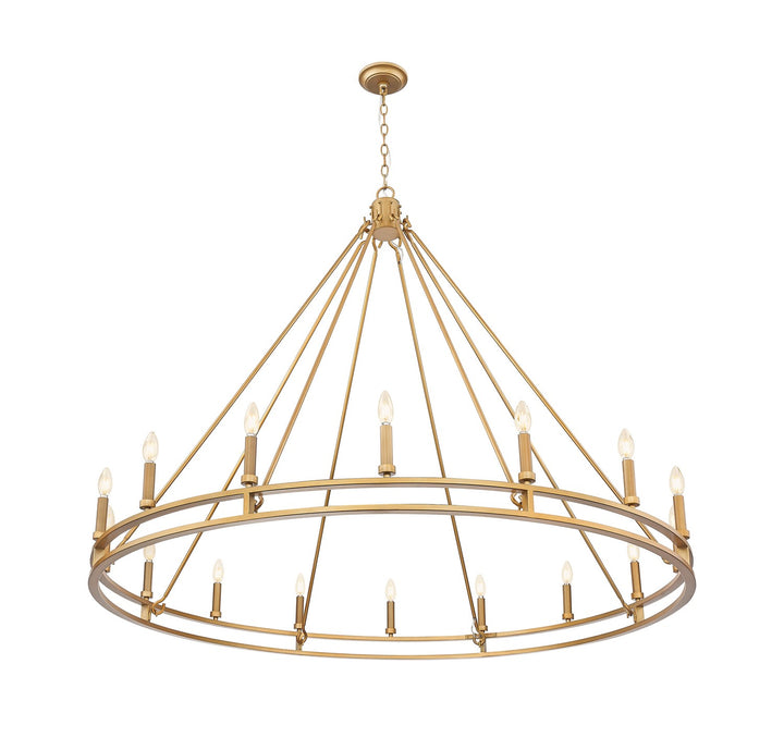 Z-Lite Canada - 4005-16SBR - 16 Light Chandelier - Dennison - Signature Brass