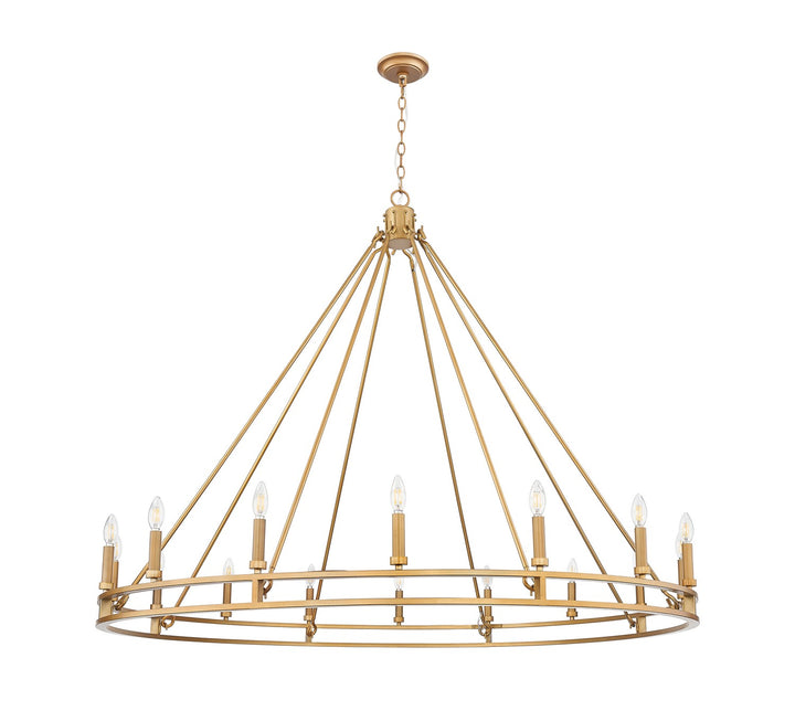 Z-Lite Canada - 4005-16SBR - 16 Light Chandelier - Dennison - Signature Brass