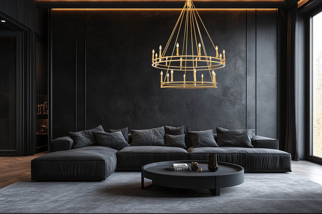 Z-Lite Canada - 4005-20SBR - 20 Light Chandelier - Dennison - Signature Brass
