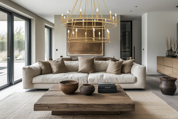 Z-Lite Canada - 4005-20SBR - 20 Light Chandelier - Dennison - Signature Brass