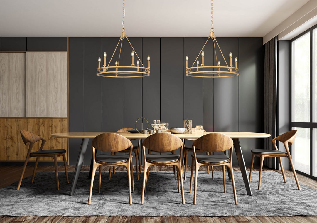 Z-Lite Canada - 4005-6SBR - Six Light Chandelier - Dennison - Signature Brass