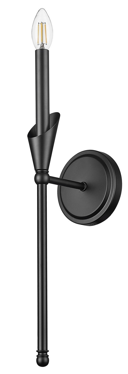 Z-Lite Canada - 4014-1SA-MB - One Light Wall Sconce - Claudelle - Matte Black