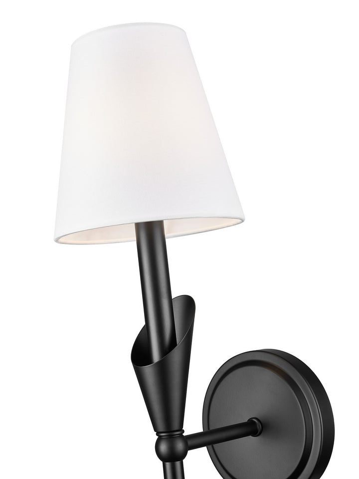Z-Lite Canada - 4014-1SA-MB - One Light Wall Sconce - Claudelle - Matte Black