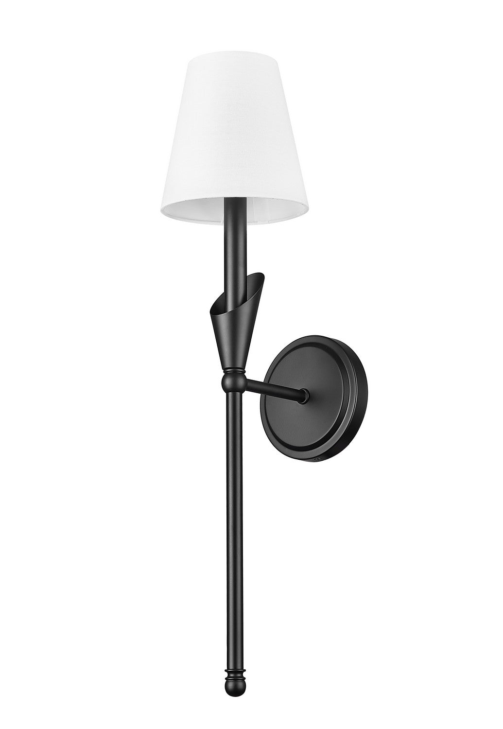 Z-Lite Canada - 4014-1SA-MB - One Light Wall Sconce - Claudelle - Matte Black