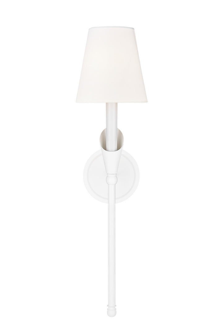 Z-Lite Canada - 4014-1SA-TW - One Light Wall Sconce - Claudelle - Tundra White