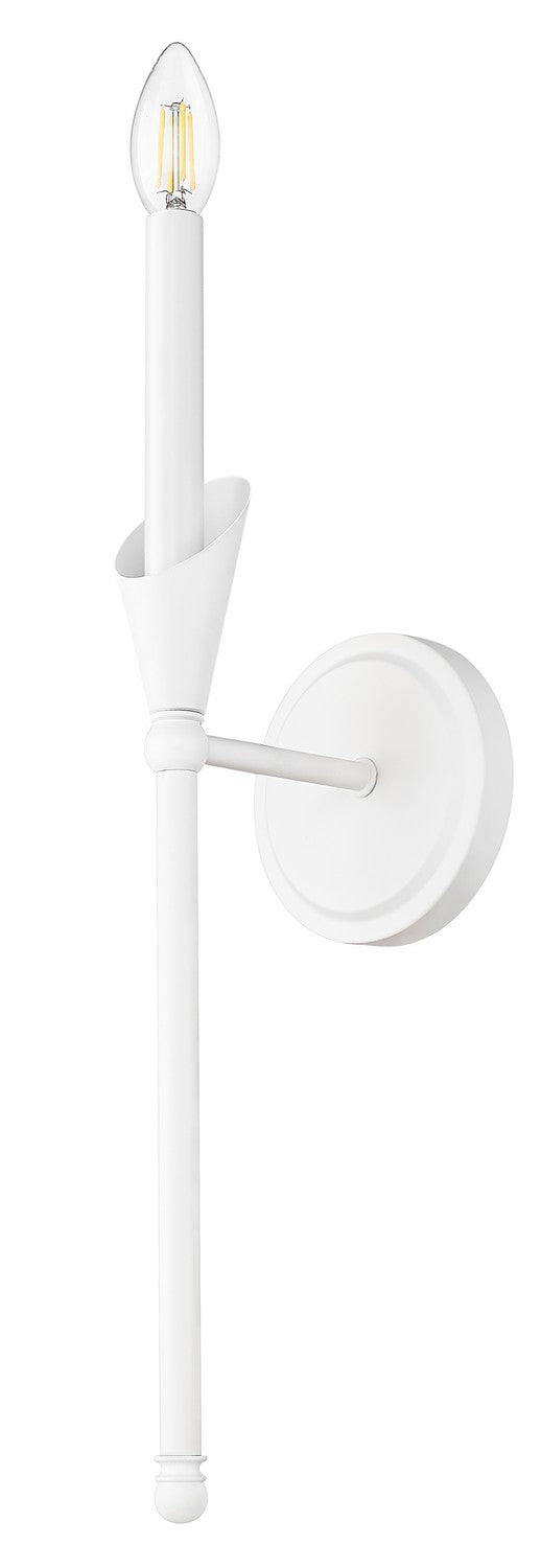 Z-Lite Canada - 4014-1SA-TW - One Light Wall Sconce - Claudelle - Tundra White
