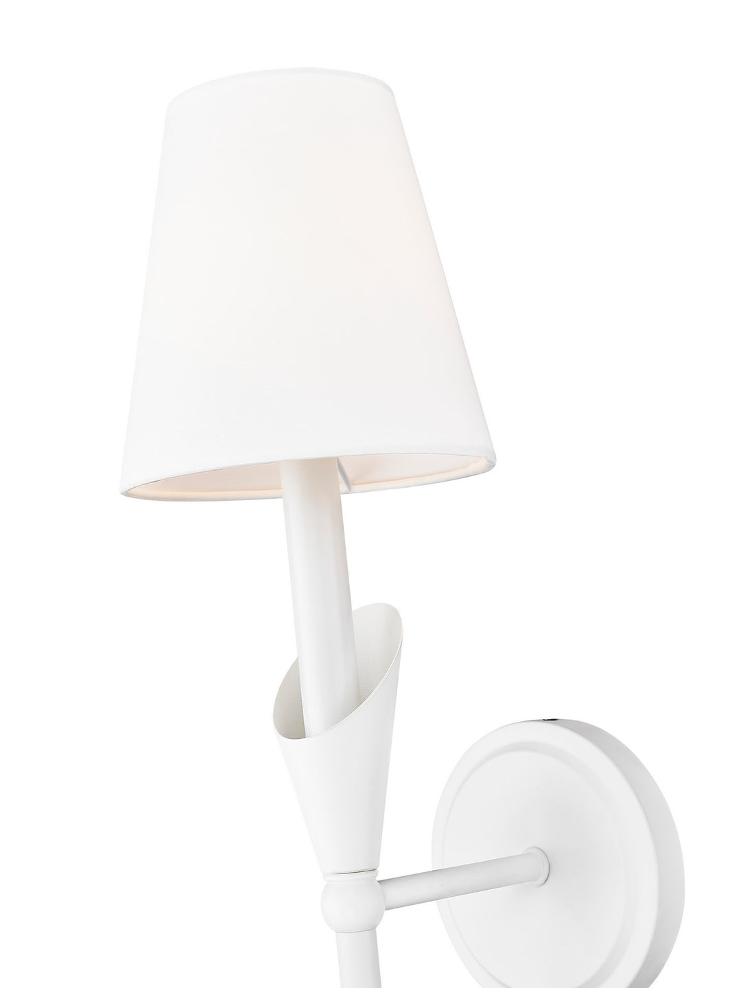 Z-Lite Canada - 4014-1SA-TW - One Light Wall Sconce - Claudelle - Tundra White