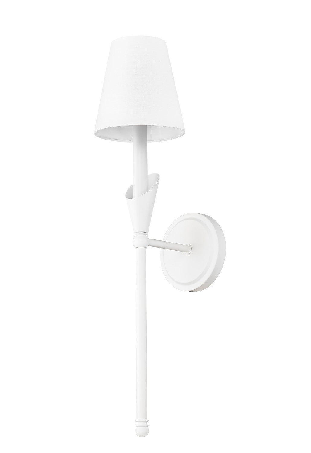 Z-Lite Canada - 4014-1SA-TW - One Light Wall Sconce - Claudelle - Tundra White
