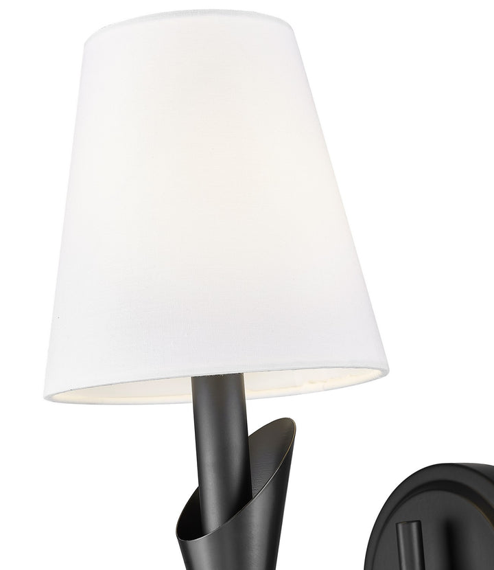 Z-Lite Canada - 4014-1S-MB - One Light Wall Sconce - Claudelle - Matte Black