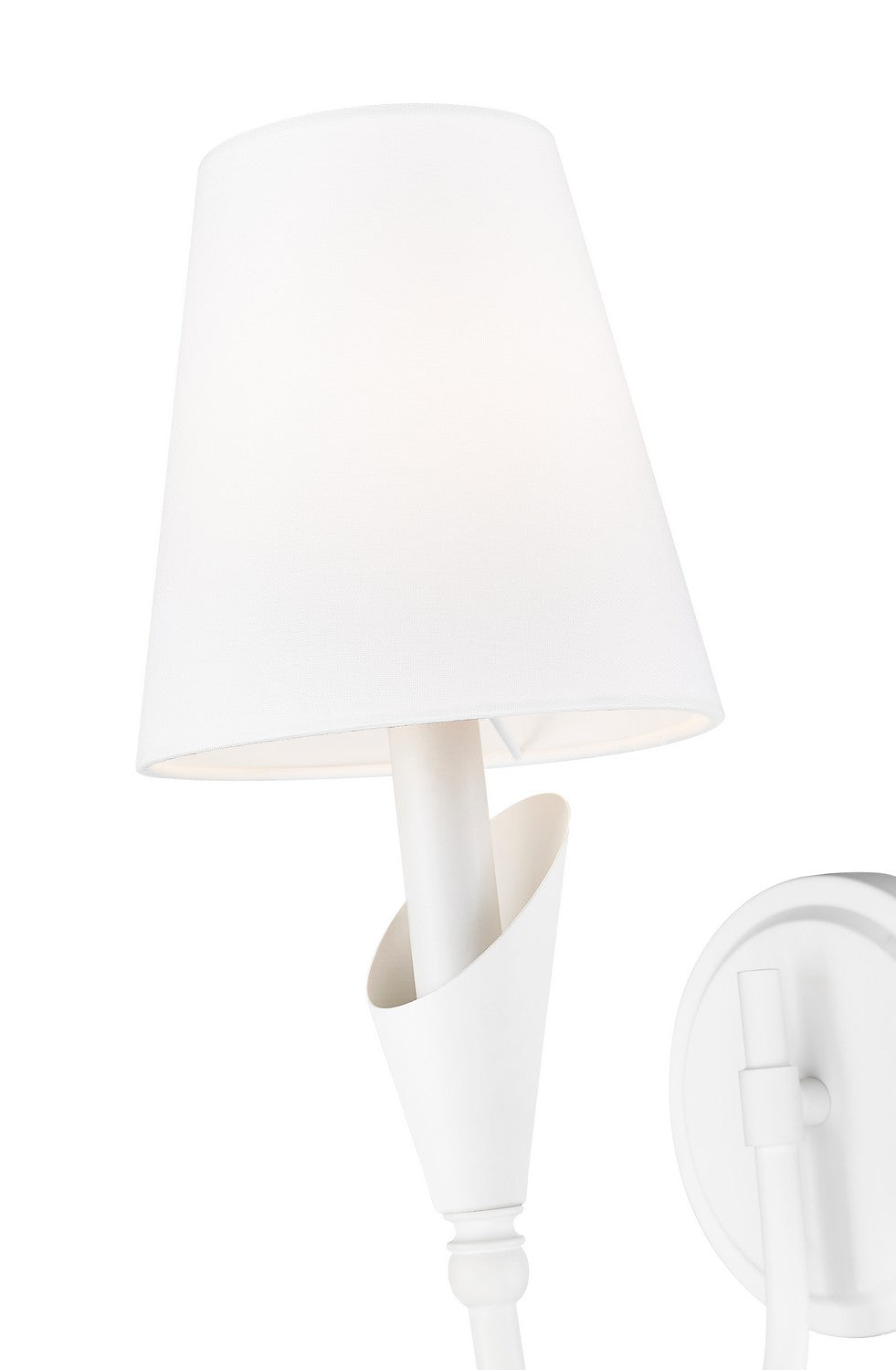 Z-Lite Canada - 4014-1S-TW - One Light Wall Sconce - Claudelle - Tundra White