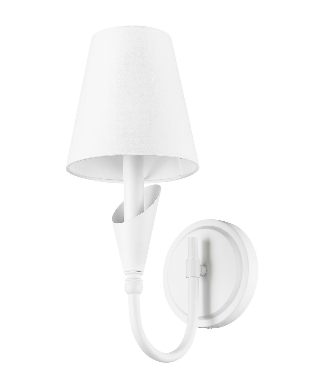 Z-Lite Canada - 4014-1S-TW - One Light Wall Sconce - Claudelle - Tundra White