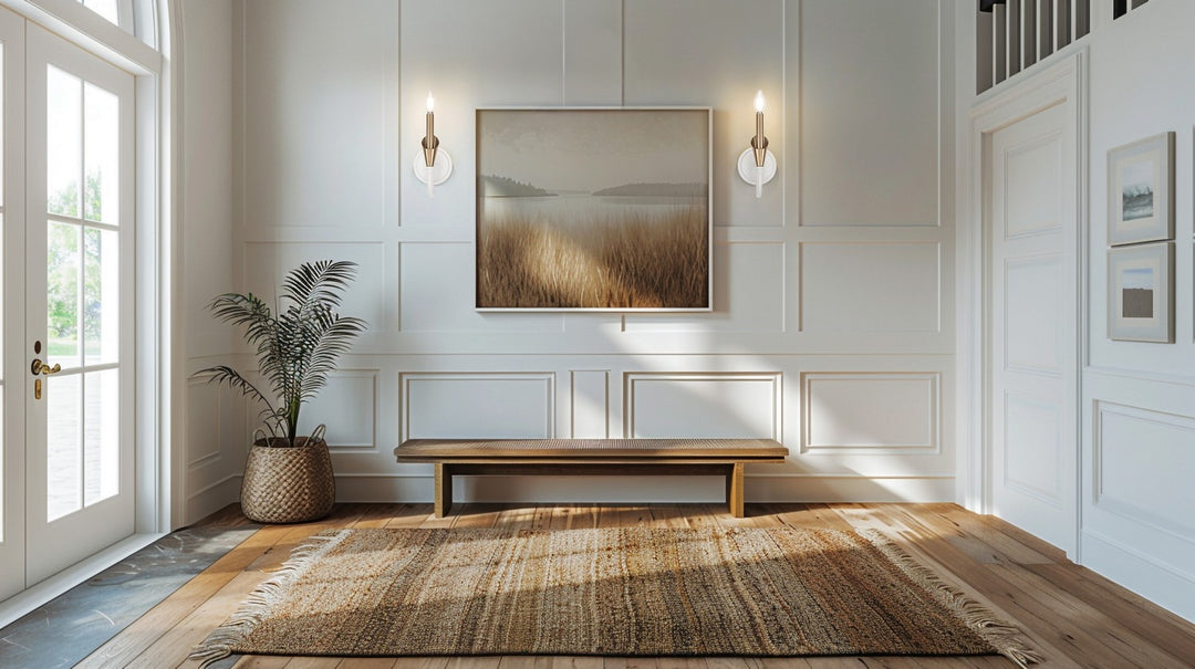 Z-Lite Canada - 4014-1S-TW-MGLD - One Light Wall Sconce - Claudelle - Textured White + Modern Gold