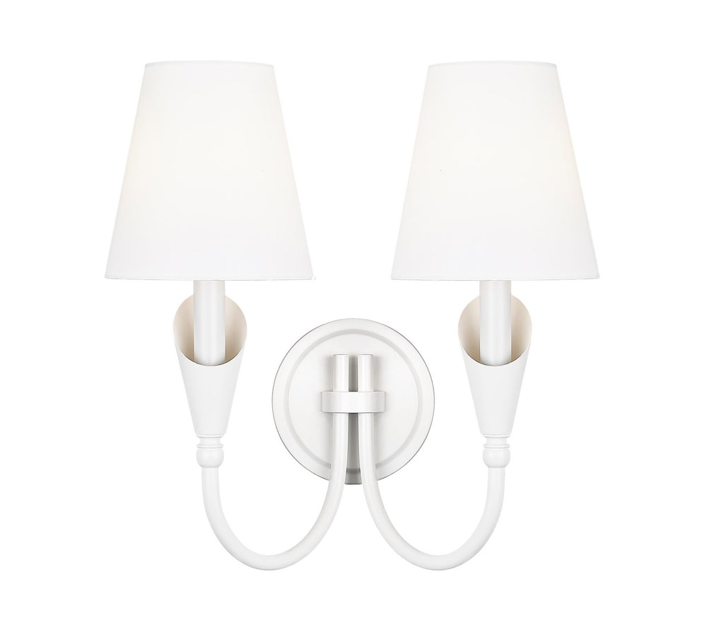 Z-Lite Canada - 4014-2S-TW - Two Light Wall Sconce - Claudelle - Textured White