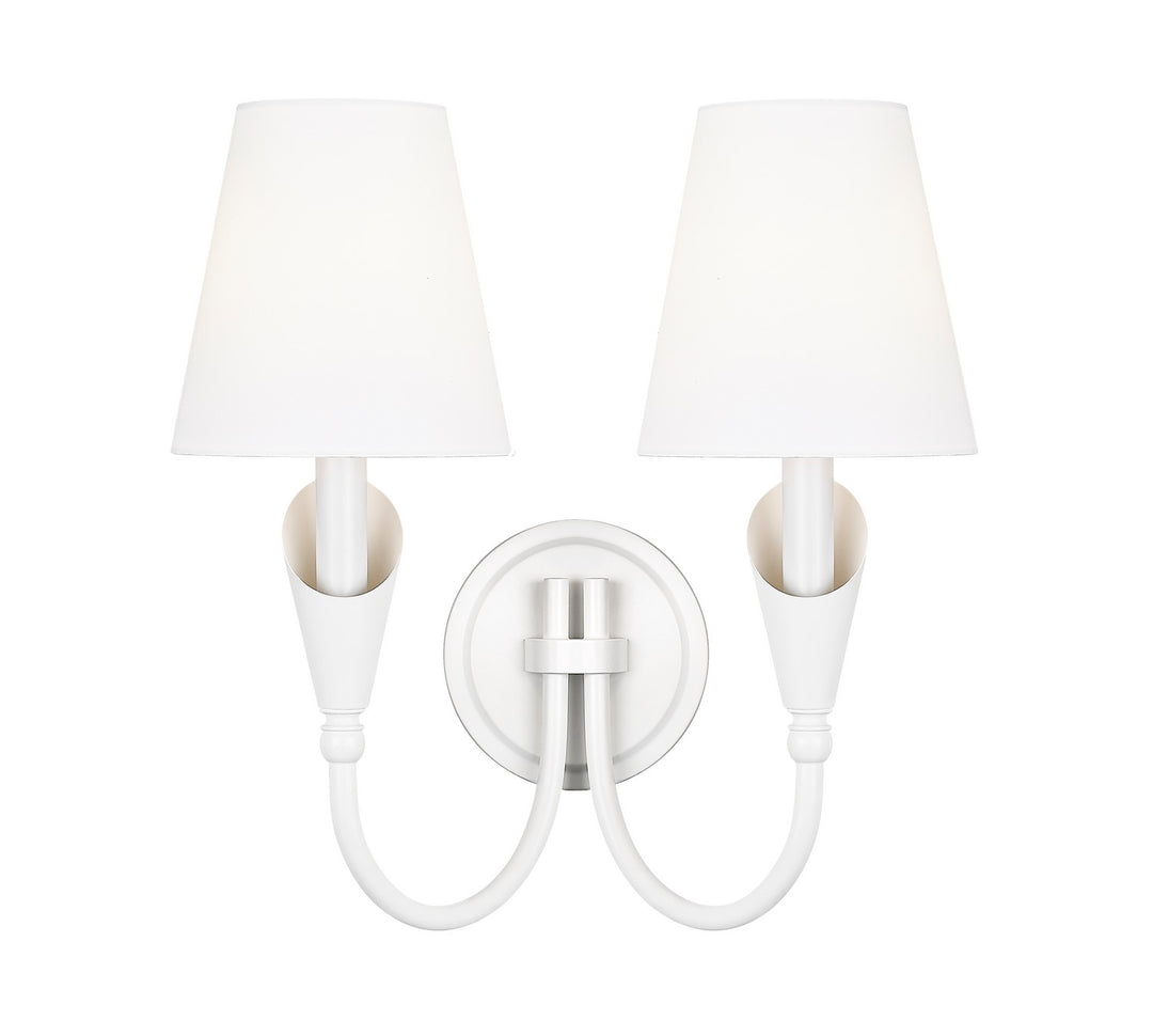 Z-Lite Canada - 4014-2S-TW - Two Light Wall Sconce - Claudelle - Textured White