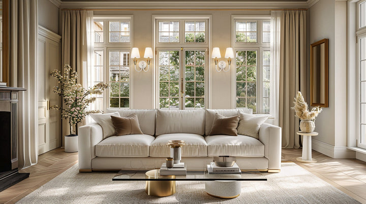 Z-Lite Canada - 4014-2S-TW-MGLD - Two Light Wall Sconce - Claudelle - Tundra White + Modern Gold