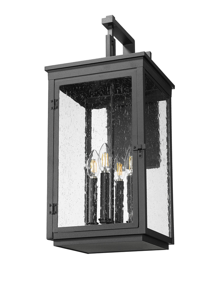 Z-Lite Canada - 5019B-BK - Four Light Outdoor Wall Mount - Hartwell - Sand Black