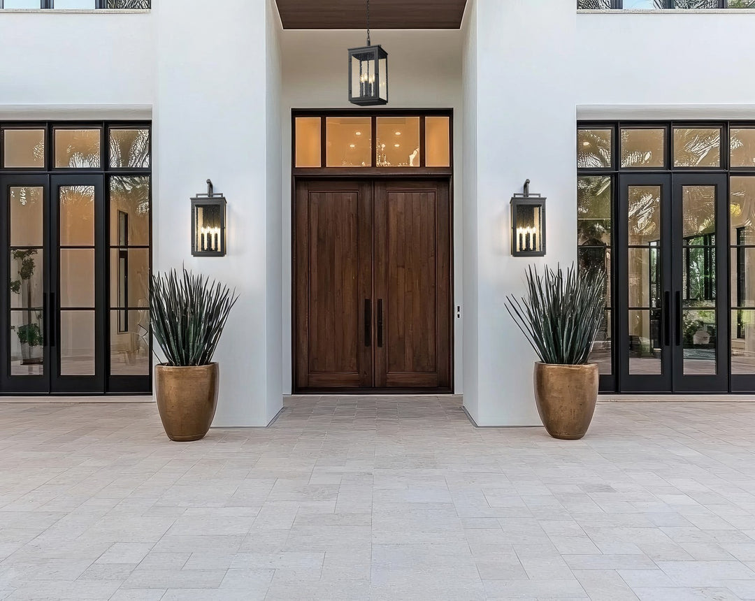 Z-Lite Canada - 5019B-BK - Four Light Outdoor Wall Mount - Hartwell - Sand Black